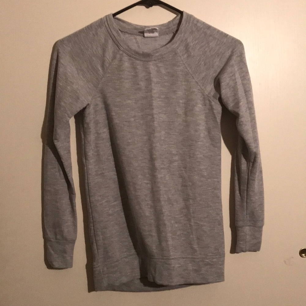 Gray sweater